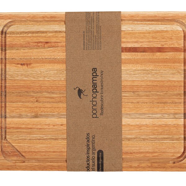 Tabla de Asado Poncho Pampa 36x29x3 cm