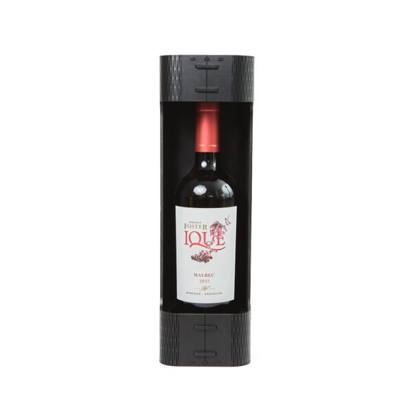 ESTUCHE BOTELLA DE VINO X1 ABIERTO